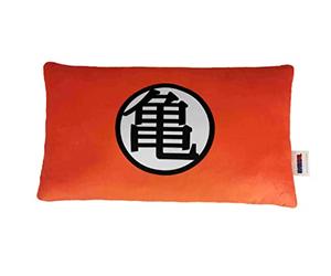 CYPBRANDS Dragon Ball - Cojín Diseño Goku, Peluche, Dimensiones 36 x 6,8 x 20 cm, Color Rojo y Negro, Producto Oficial