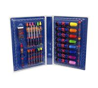 CYPBRANDS FC BARCELONA - Set de Papelería de 25 piezas, Material Escolar, Para Niños, Maletin, Accesorio Multicolor, Producto Oficial