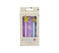 CYPBRANDS Bolígrafo Set 2 Pokemon Eeve y Pikachu Multicolor Producto Oficial