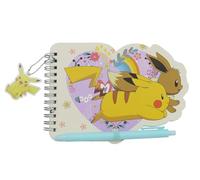 CyP Brands – Set libreta y bolígrafo Flowers Pokémon – Color crema – Producto oficial
