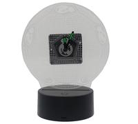 Cypbrands-real madrid, reloj, despertador, metacrilato, con luz led, p