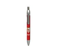 CYPBRANDS Sevilla FC - Bolígrafo 1mm, Diseño Escudo Sevilla FC, Color Rojo, Producto Oficial