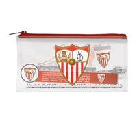 CYPBRANDS Sevilla, Set de Papeleria, Escritura, Estuche, Lápiz, Gomas de Borrar, Sacapuntas, Regla, Color Rojo, Producto Oficial