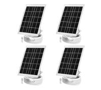 CYQAPC Paquete de 4 cargadores de panel solar de 5 V 8 W para Arlo Essential 2K Outdoor de 2ª generación de 3ª generación, cámara Essential XL de 2ª generación de 3ª generación de panel solar USB C