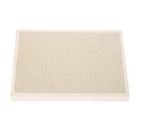Cyrank Tablero de Soldadura de cerámica, Bloque de Soldadura de Estera de Soldadura de Panal para fundir Herramientas de Oro, Herramientas de fabricación de Joyas, 13,5 x 9,5 cm