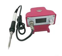 CYRENT Estación de soldador inalámbrica de 70 W, pantalla digital de temperatura ajustable, compatible con batería de iones de litio de 18 V, color rojo