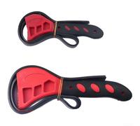 CYRENT Llave de correa de goma de 8 pulgadas, diseño de correa flexible (C) | Cinturón de goma flexible, se adapta a formas redondas/extrañas, tamaño de 6 pulgadas, agarre seguro