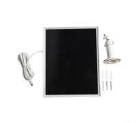 CYRENT Panel solar de 10 W 5 V con cable USB de 4 m, diseño monocristalino impermeable IP66 para carga continua de cámaras de seguridad y otros equipos de baja potencia