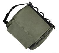 CYRENT Portarrollos tácticos Oxford 600D con asa para camping, al aire libre, senderismo, pesca, viajes, dispensador de rollo portátil, color negro (verde militar)