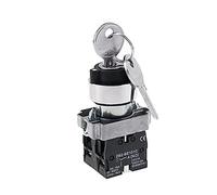 CZKE XB2-BG21 XB2-BG33 XB2-BG53 Interruptor de Perilla de Control de tecla 1NO/2NO 2/3 Coloque el botón de Bloqueo de selección automático/de restablecimiento automático 22 mm (Color : XB2-BG21)