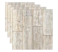 d-c-fix suelo vinilo autoadhesivo - Roble rústico - 11 losetas - impermeable, decorativo vinilico - baldosas azulejos adhesivos PVC - para cocina, baño y salón - 30.5 x 30.5 cm (Paquete de 4)