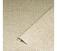 d-c-fix vinilo adhesivo muebles Tela textil marrón autoadhesivo impermeable decorativo para cocina, armario, puerta, mesa papel pintado forrar rollo láminas 45 cm x 2 m