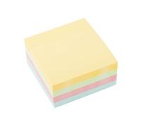 D.RECT 009237 - Notas autoadhesivas (76 x 76 mm, 400 hojas, 6 unidades), colores pastel