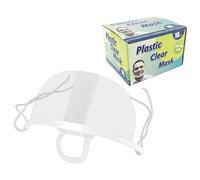 D.RECT 800095 Visor Protector facial transparente antivaho Reutilizable Pieza Protector Transparente Protector Visera Protector Facial Visera Mentón Set 10 Unidades