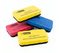 D.RECT AVR - Juego de 4 esponjas magnéticas para Pizarra Blanca, Limpiador de Fieltro ergonómico