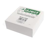 D.RECT Bloque de notas de papel de repuesto (para caja de notas, 85 x 85 x 30 mm, 300 hojas, color blanco)