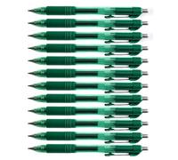 D.RECT Bolígrafos de Gel Retráctiles 12 Piezas - Bolígrafos Automáticos con Recarga Reemplazable, Verde