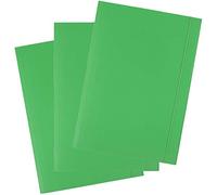 D.RECT Carpeta de Cartón de 25 Piezas - Carpeta Postal con Banda Elástica A4-300 g, Verde