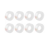 D.RECT Cinta Adhesiva de Oficina Transparente 8 Rollos, 18 mm x 20 m