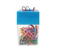 D.RECT Dispensador de clips magnéticos con 100 clips cuadrados
