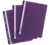 D.RECT - Funda archivadora (A4, polipropileno, 25 unidades), color morado