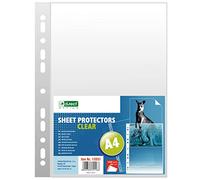D.RECT Fundas A4 100 Unidades - Fundas Transparentes 80 Micras con Multitaladro para Documentos - Bolsillos Resistentes para Archivo Profesional