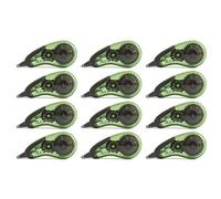 D.RECT Green - Cinta correctora (4,2 mm x 10 m x 12 unidades)