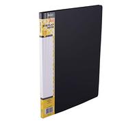 D.RECT Juego de 10 Carpetas de Polipropileno | 10 Carpetas de alta Transparencia | Etiqueta de Contenido de la Columna Vertebral | A4 | Color : Negro