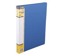 D.RECT Juego de 40 Carpetas de Polipropileno | 40 Carpetas de alta Transparencia | Etiqueta de Contenido de la Columna Vertebral | A4 | Color : Azul