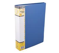 D.RECT Juego de 80 Carpetas de Polipropileno | 80 Carpetas de alta Transparencia | Etiqueta de Contenido de la Columna Vertebral | A4 | Color : Azul