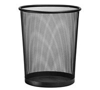 D.RECT Mesh Papelera Circular | Capacidad 19L | Papelera de oficina | Papelera | Color Negra | XXL