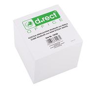 D.RECT Papel de repuesto para bloc de notas (para caja de notas), 90 x 90 x 90 mm, aprox. 850 hojas, color blanco