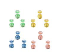 D.RECT Pin Imanes 12 unidades, Color Fuerte magnético chinchetas neodimio Push Pin