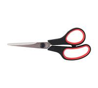 D.RECT Tijeras de Oficina 16 cm - Cuchillas de Acero Inoxidable - Mango Ergonómico Antideslizante - Para Papel, Cartón y Cinta - Uso en Hogar, Escuela y Oficina