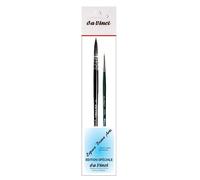 Da Vinci Casaneo Serie 498 Pincel para acuarela francesa - Nº 0 + de Vinci Serie 1570 Mini. Fabricado en Alemania