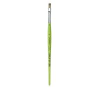 Da Vinci Cepillo plano Serie 374, fibra sintética, verde, 18,6 x 0,59 x 30 cm