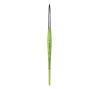 da Vinci Fit Synthetics Serie 373 – Fibras sintéticas redondas grises flexibles, Talla 12