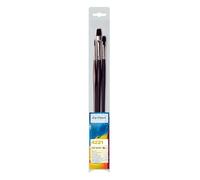 DA VINCI Juego de brochas Serie 4221, Cerdas, Negro/Rojo/Blanco, 30 x 30 x 30 cm