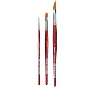 Da Vinci Series 5580 cosmotop Spin Brown - Pincel sintético para Acuarela, n. ° 2 Da Vinci Series 5880 n. ° 6. Da Vinci Series 5587 n. ° 10