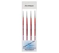 Da Vinci Series 5580 Set 4 Pinceles NO. 0/2, 0/3, 0/5, 0/10