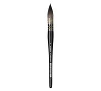 Da Vinci VA 6 Cepillo de Lavado Serie 498, Fibra sintética, Negro, 24 x 1.55 x 30 cm