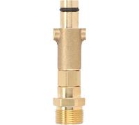Daaxing Adaptador de lavadora de alta presión, adaptador de latón de bayoneta M22 para lavadoras a presión de rosca externa Nilfisk, bayoneta para lavadora a presión, temperatura máxima de 90 °C (1