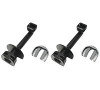 Daaxing Tubo de salida de codo con abrazadera para limpiador a presión Karcher K3 K2, pieza de repuesto, 4.064-047.0 (paquete de 2)