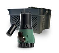 DAB Feka 600 M-A con caja y manguera de drenaje de 7 metros medium Verde / Negro / Acero inoxidable