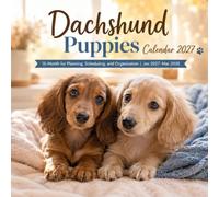 Dachshund Puppies Calendar 2027: 15-Month for Planning, Scheduling, and Organization | Jan 27-Mar 2028