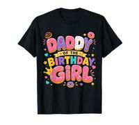 Daddy of The Birthday Girl Donut Party Theme Camiseta