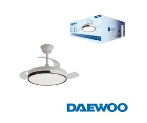 Daewoo Ventilador de Techo 36 Pulgadas con Aspas Retráctiles DW5005