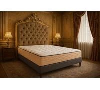 DAGOSTINO Home - Colchón Viscoelástico Athenea 160x200| Altura 25 cm | Firmeza H3 Equilibrada | Confort Ergonómico Visco Zen | Reversible Invierno Verano | Certificado Oeko-Tex | Blanco