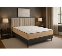 DAGOSTINO Home - Colchón Viscoelástico Firenza 150x190 | Altura 25 cm | Firmeza Alta H3 | Tecnología Visco Zen Adaptativa | Doble Cara Invierno Verano | Núcleo Core Vital | Blanco