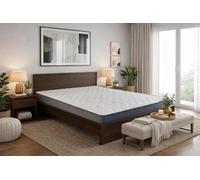 DAGOSTINO Home - Colchón Viscoelástico New York 140X200 cm. | Altura 15 cm | Firmeza Alta H3 | Tecnología Visco Zen | Ideal Camas Nido y Literas | Doble Cara Verano Invierno | Blanco